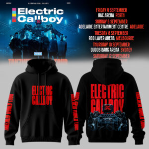 Electric Callboy Tanzneid World Tour Australia 2026 Premium Graphic Hoodie
