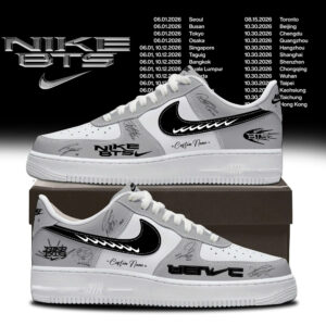 Bts Limited Edition Air Force 1 Sneakers Gift For Army Fans