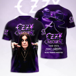 Ozzy Osbourne 3D Apparel Gift For Heavy Metal Fans Collector Collection
