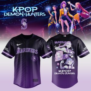 Seattle Mariners X Kpop Demon Hunters 2026 Baseball Jersey Gift For Mariners Fans