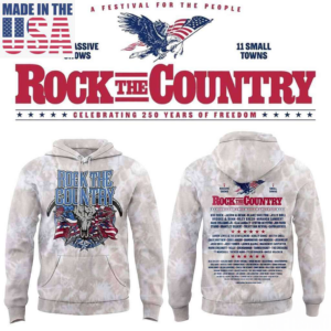 Rock The Country 2026 Celebrate 250 Years Of Freedom Tie Dye Tee Hoodie