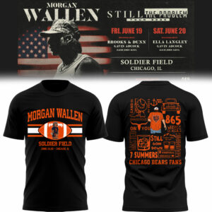 Chicago Bears X Morgan Wallen Stadium Show T-Shirt Gift For Fans 2026