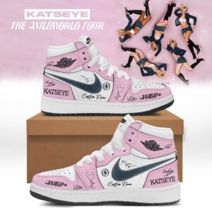 Katseye The Wildworld Tour 2026 Official Signature Shoes Gift For Dedicated Fans
