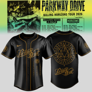 Parkway Drive Gold Edition Baseball Jersey Gift For Metal Fans Collector Edition