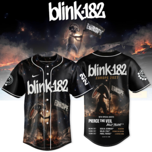 Never Grew Up Europe Tour Baseball Jersey Gift For Music Fans Collector Edition