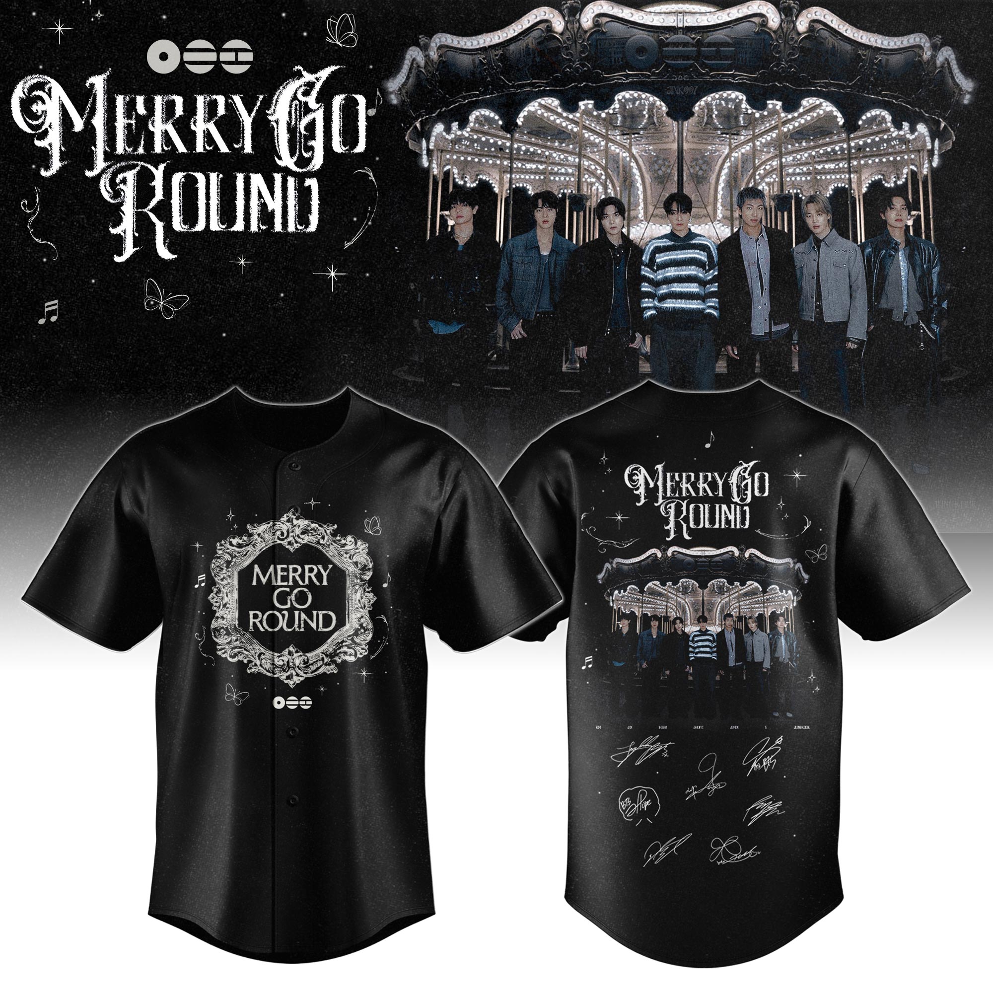 Bts Special Arirang Merry Go Round 2026 Baseball Jersey Gift For Army Fans Concert Season