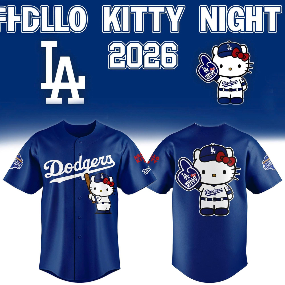 Los Angeles Dodgers 2026 Hello Kitty Night Limited Edition Jersey