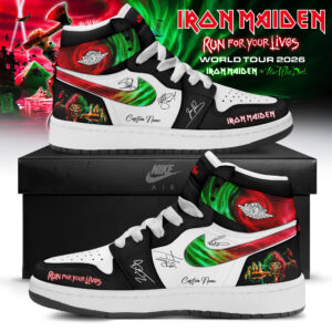 Iron Maiden Run For Your Lives Tour Limited AF1 Collector Sneakers