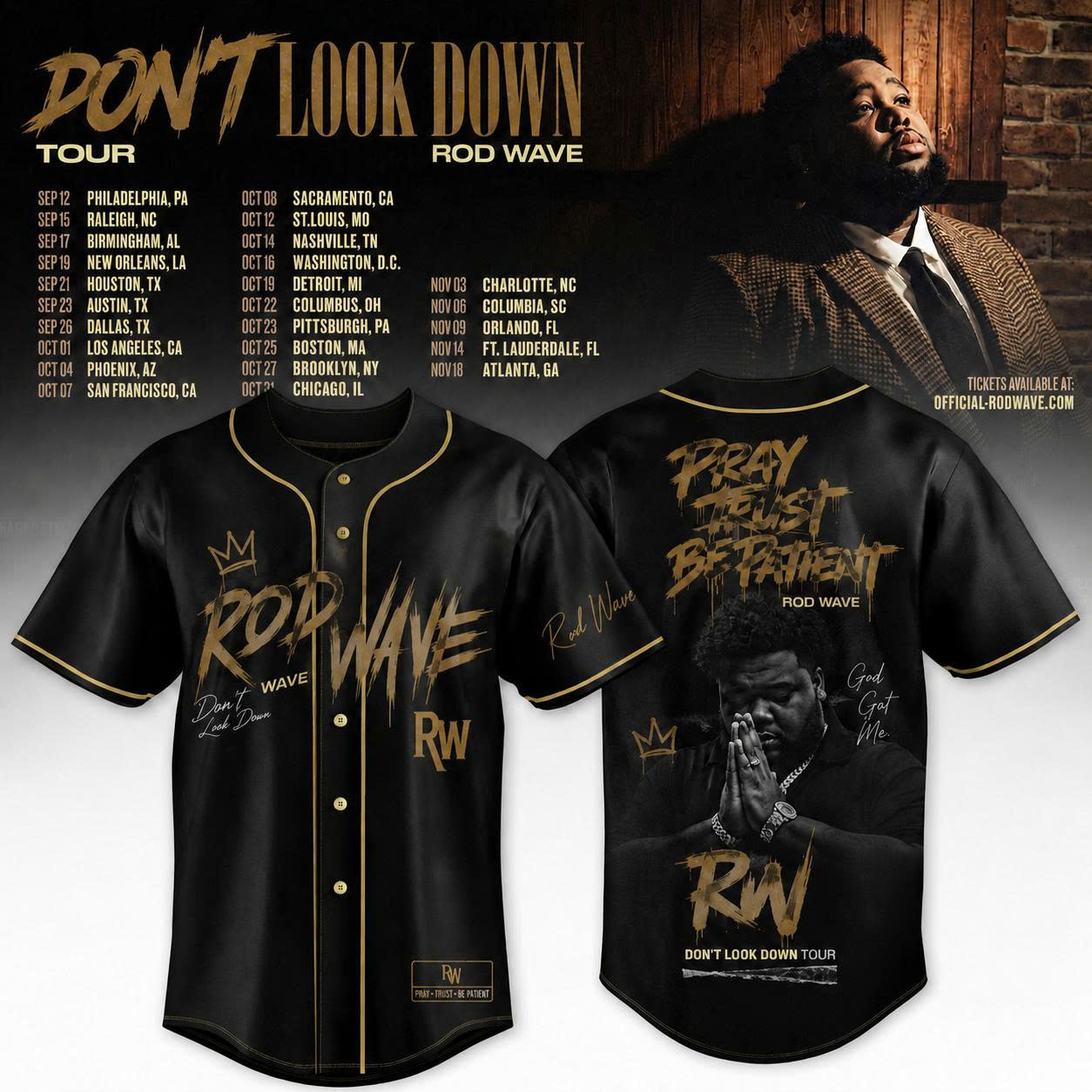 Dont Look Down Tour 2026 Collector Edition Jersey