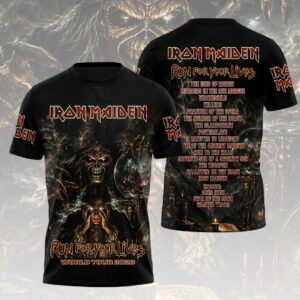 Iron Maiden World Tour 2026 3D Apparel Gift For Heavy Metal Enthusiasts Live Events