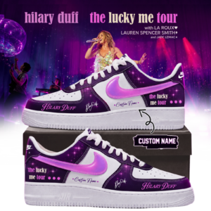 Hilary Duff The Lucky Me Tour 2026 Signature Shoes Gift For Pop Music Fans
