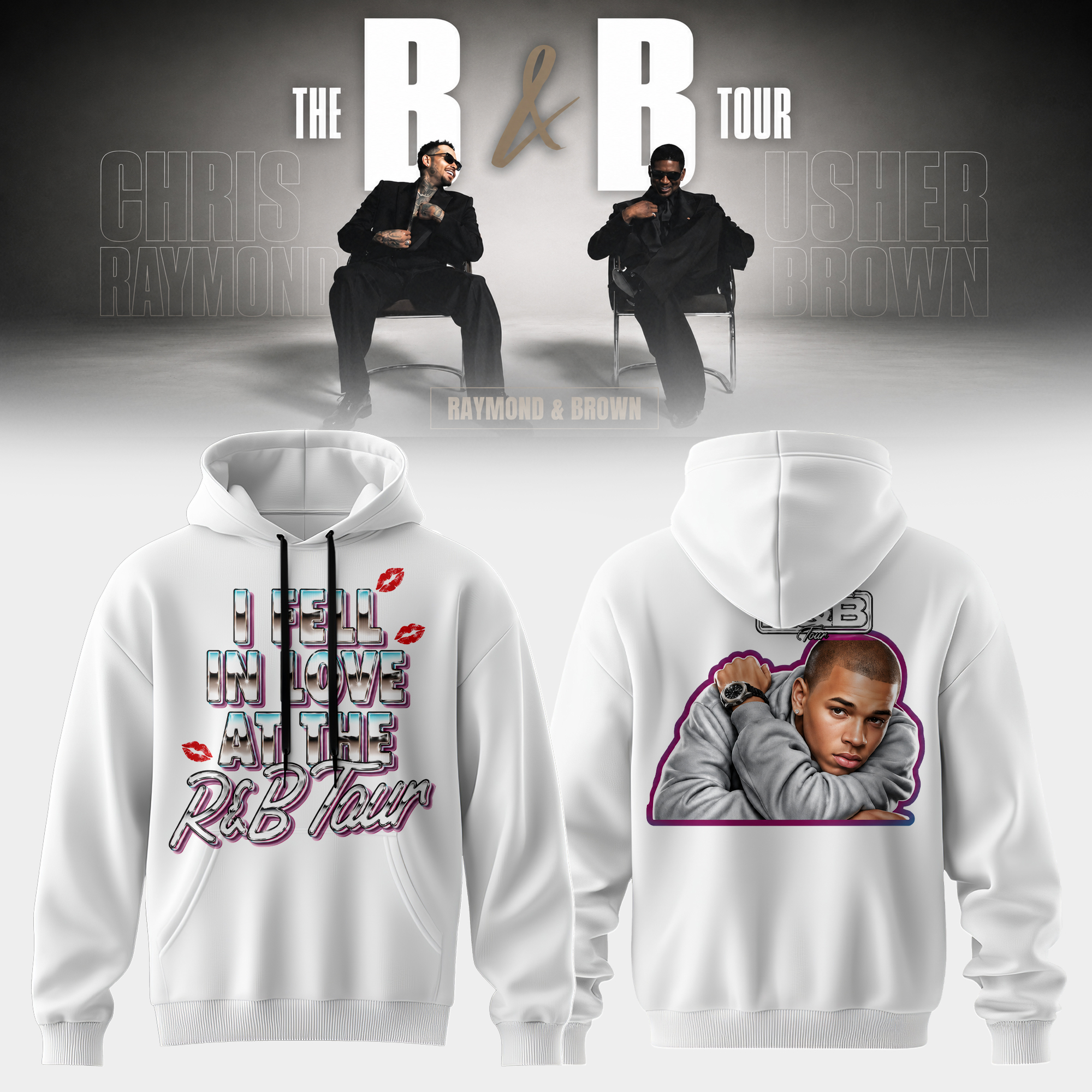 Chris Brown The R&B Tour 2026 Collector Hoodie Gift For Music Fans Live Tour