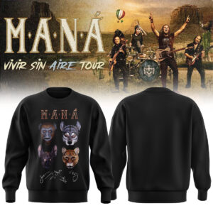 Manna Vivir Sin Aire Tour Premium Sweatshirt Gift For Latin Rock Fans