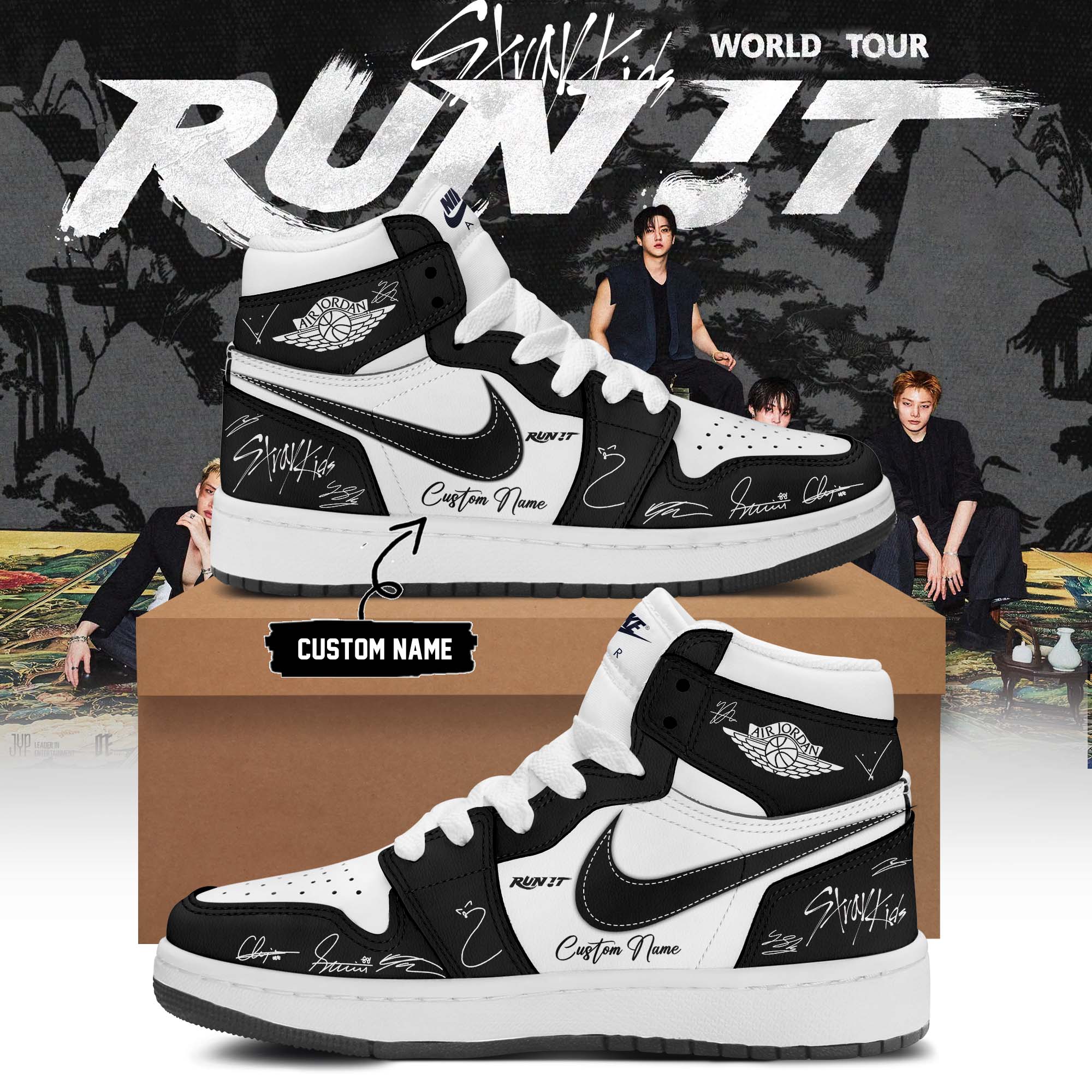 Stray Kids Run It World Tour 2026 Concert Edition Shoes Gift For Concert Fans