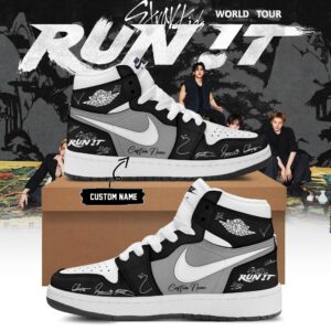 Stray Kids Run It World Tour 2026 Premium Signature Shoes Gift For Concert Collectors