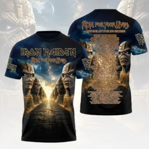 Iron Maiden World Tour 2026 3D Apparel Gift For Metalheads Live Tour Collection