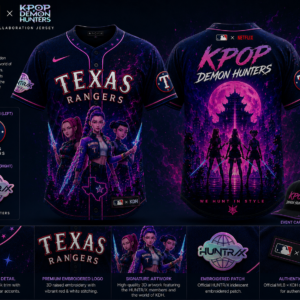 Mlb X Kpop Demon Hunters Night Premium Baseball Jersey Edition