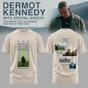 Dermot Kennedy The Weight Of The Woods Official Tour T-Shirt Edition