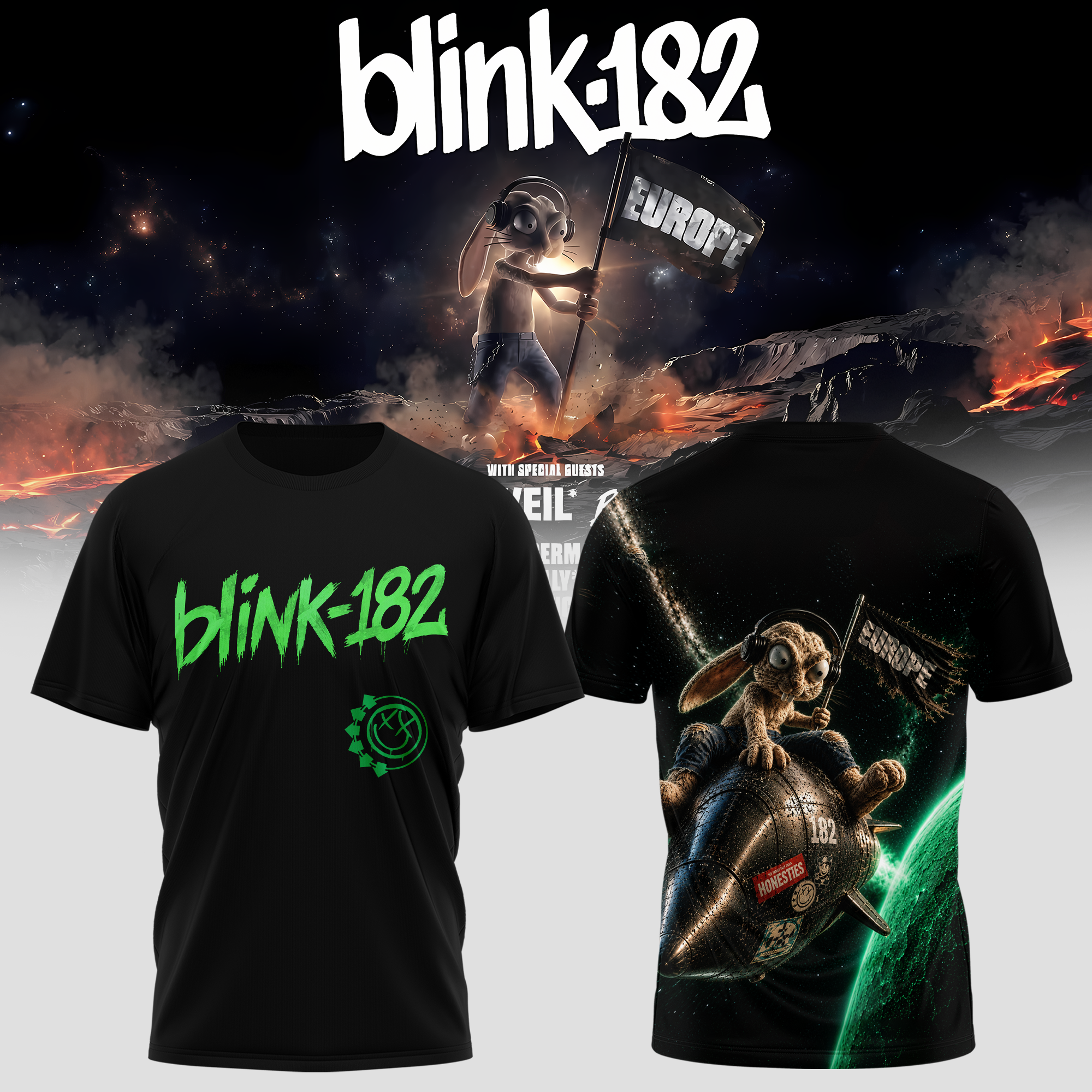 Never Grew Up Europe Tour Edition Graphic T-Shirt Gift For Concert Supporters