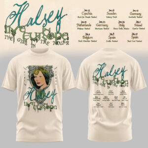 Halsey The Girl In The Tower Europe Tour Premium Tour T-Shirt