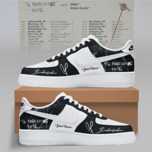 Beabadoobee The Powerlines Tour Black White Custom Sneaker Collection