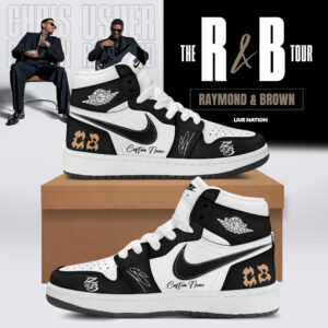 Chris Brown The R&B Tour 2026 Collector Edition Signed Shoes Gift For Concert Fans
