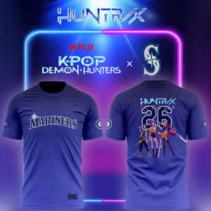 Seattle Mariners Kpop Demon Hunters Night T-Shirt Gift For Mlb Fans 2026