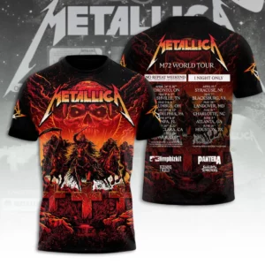 Metallica Tour 2026 Premium 3D Apparel Gift For Band Supporters