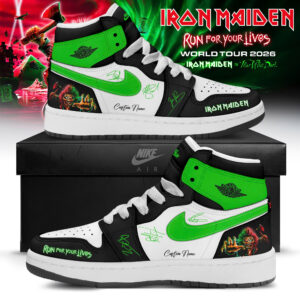 Iron Maiden Run For Your Lives Tour Air Jordan 1 Sneaker Fan Edition