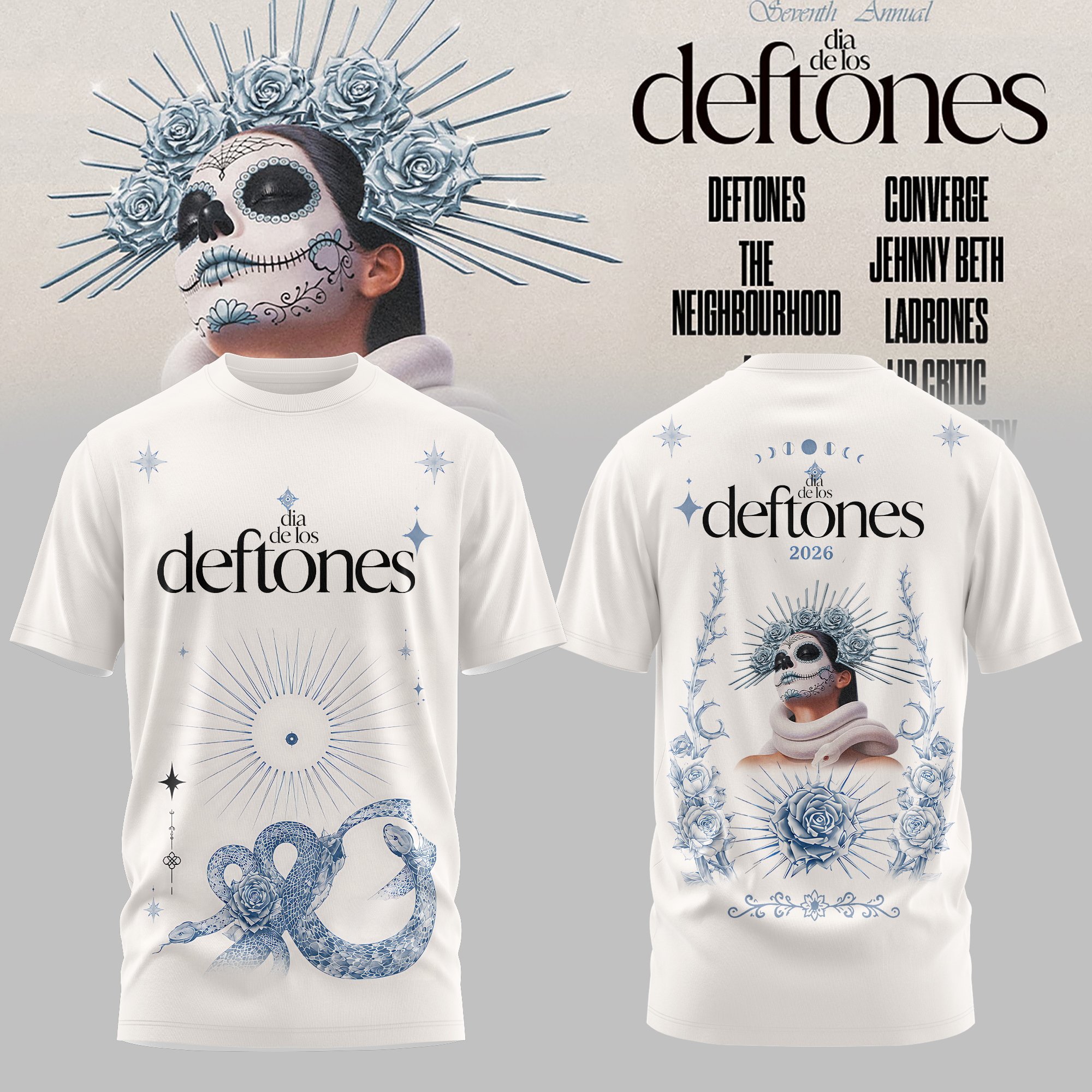 Dia De Los Deftones 2026 Official Fan T-Shirt Edition