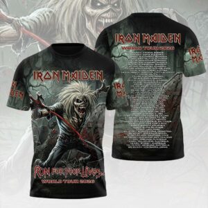 Iron Maiden World Tour 2026 3D Apparel Gift For Metalheads Concert Collection
