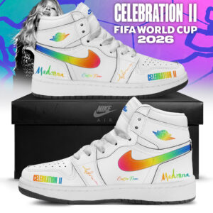 Madonna Confessions Ii Air Jordan 1 Sneakers Gift For Music Lovers