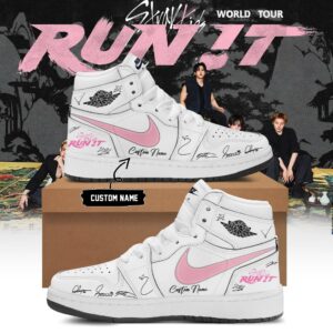 Stray Kids Run It World Tour 2026 Signature Shoes Gift For Concert Fans