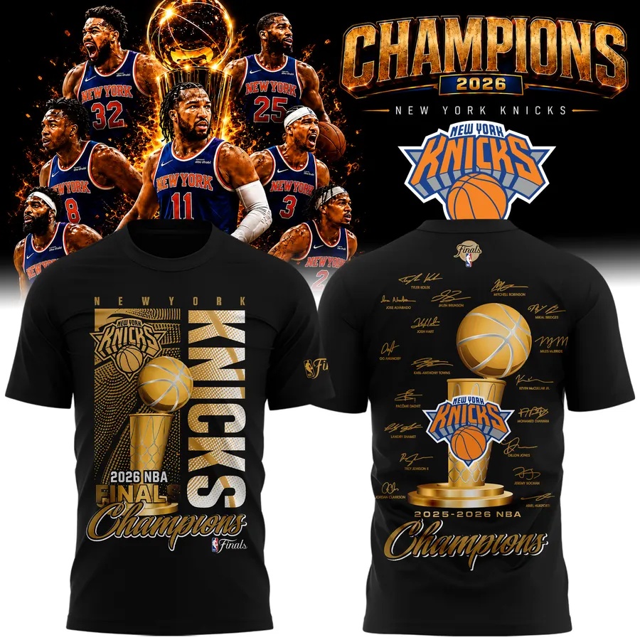 Nike Knicks Collector Edition 2026 T-Shirt Gift For Championship Supporters