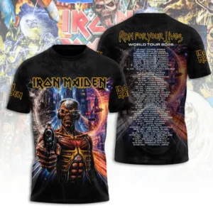 Iron Maiden World Tour 2026 Graphic 3D Apparel Gift For Band Supporters