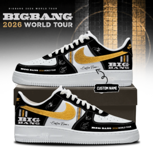 Bigbang 2026 World Tour Commemorative Sneakers Gift For Kpop Enthusiasts