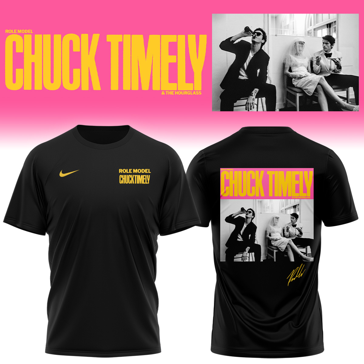 Role Model Chuck Timely & The Hourglass Album 2026 Signature Shirt Gift For Music Fans