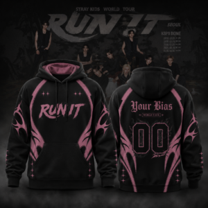 Stray Kids Run It World Tour Custom Bias 00 3D All Over Print Hoodie