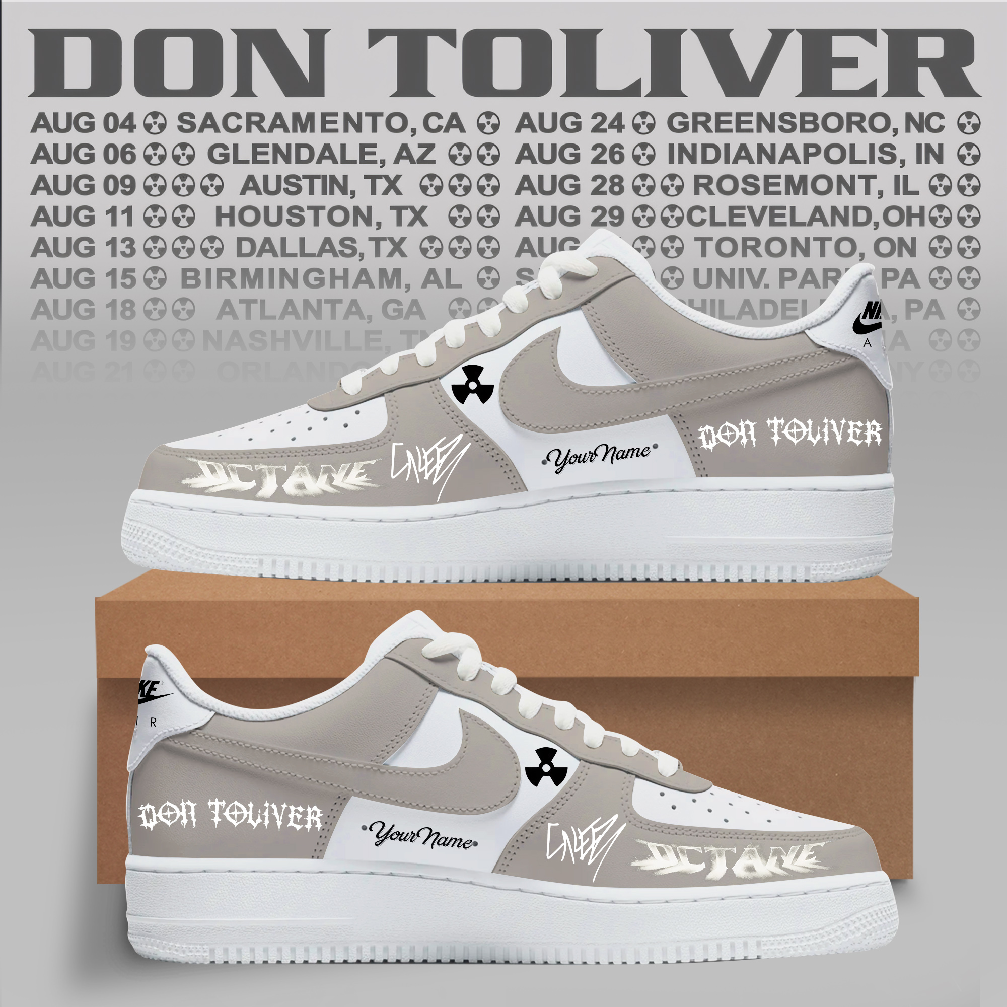 Don Toliver Octane Signature Custom Sneakers Gift For Hip Hop Enthusiasts