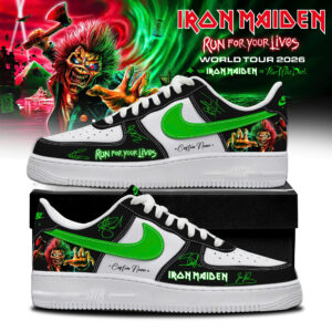 Iron Maiden Run For Your Lives Tour Custom Air Force 1 Sneaker Collection