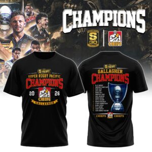 Chiefs Super Rugby Champions 2026 Limited Edition Collector Apparel Gift For Rugby Fans