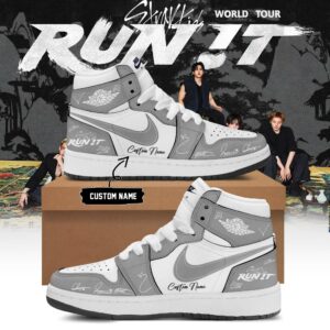 Stray Kids Run It World Tour 2026 Signature Concert Shoes Gift For Music Fans