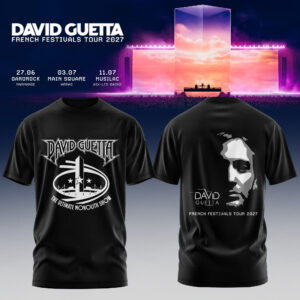 David Guetta France Tour 2026 Collector T-Shirt Gift For Edm Fans