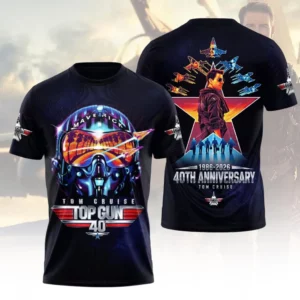 Top Gun Celebration 3D Apparel Gift For Aviation Fans