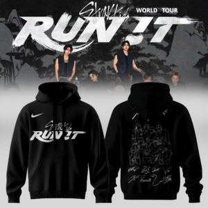 Stray Kids Run It World Tour 2026 Graphic Concert Hoodie Gift For Stay Supporters