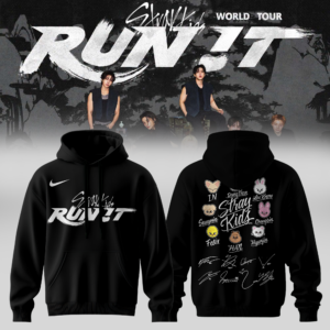 Stray Kids Run It World Tour 2026 Graphic Tour Hoodie Gift For Dedicated Fans