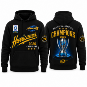 Hurricanes Super Rugby Champions 2026 Victory Fan Hoodie