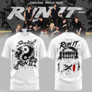 Stray Kids Run It World Tour 2026 Limited Fan T-Shirt Edition