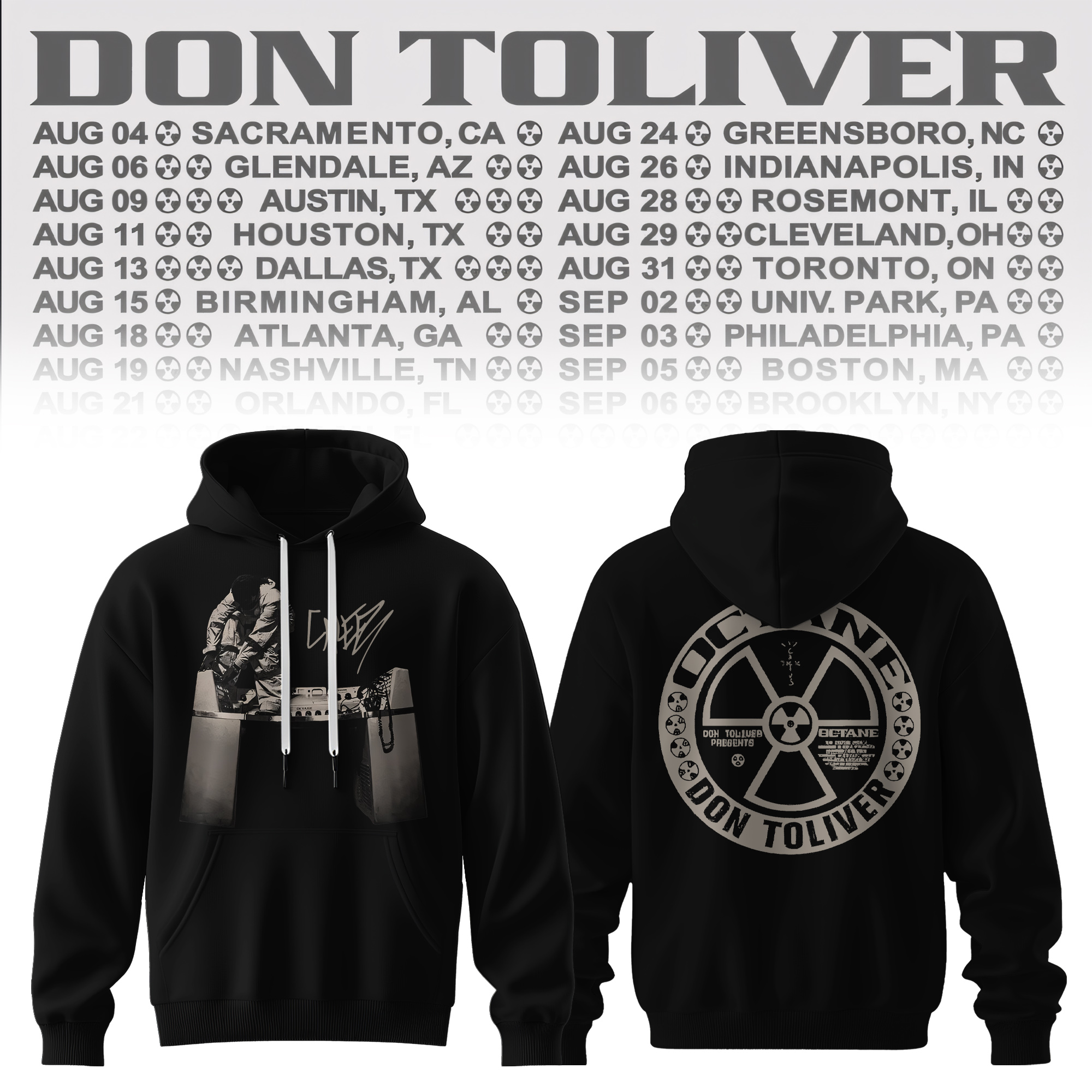 Don Toliver Radioactive Orbit Signed Hoodie Gift For Music Fans Collector Edition