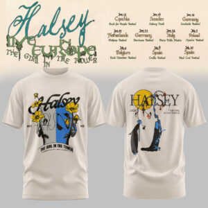 Halsey The Girl In The Tower Europe Tour Limited Concert T-Shirt